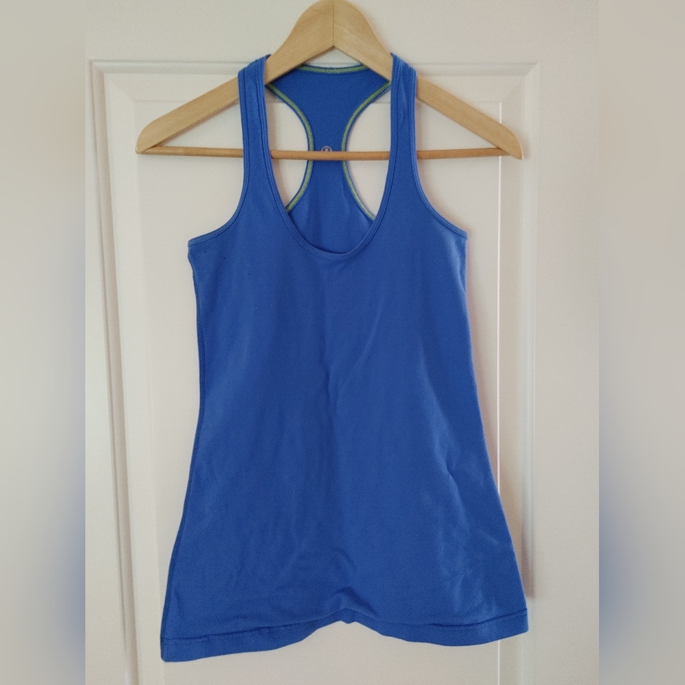 Lululemon Poolside Blue Racerback Tank Top ~ Size 6?